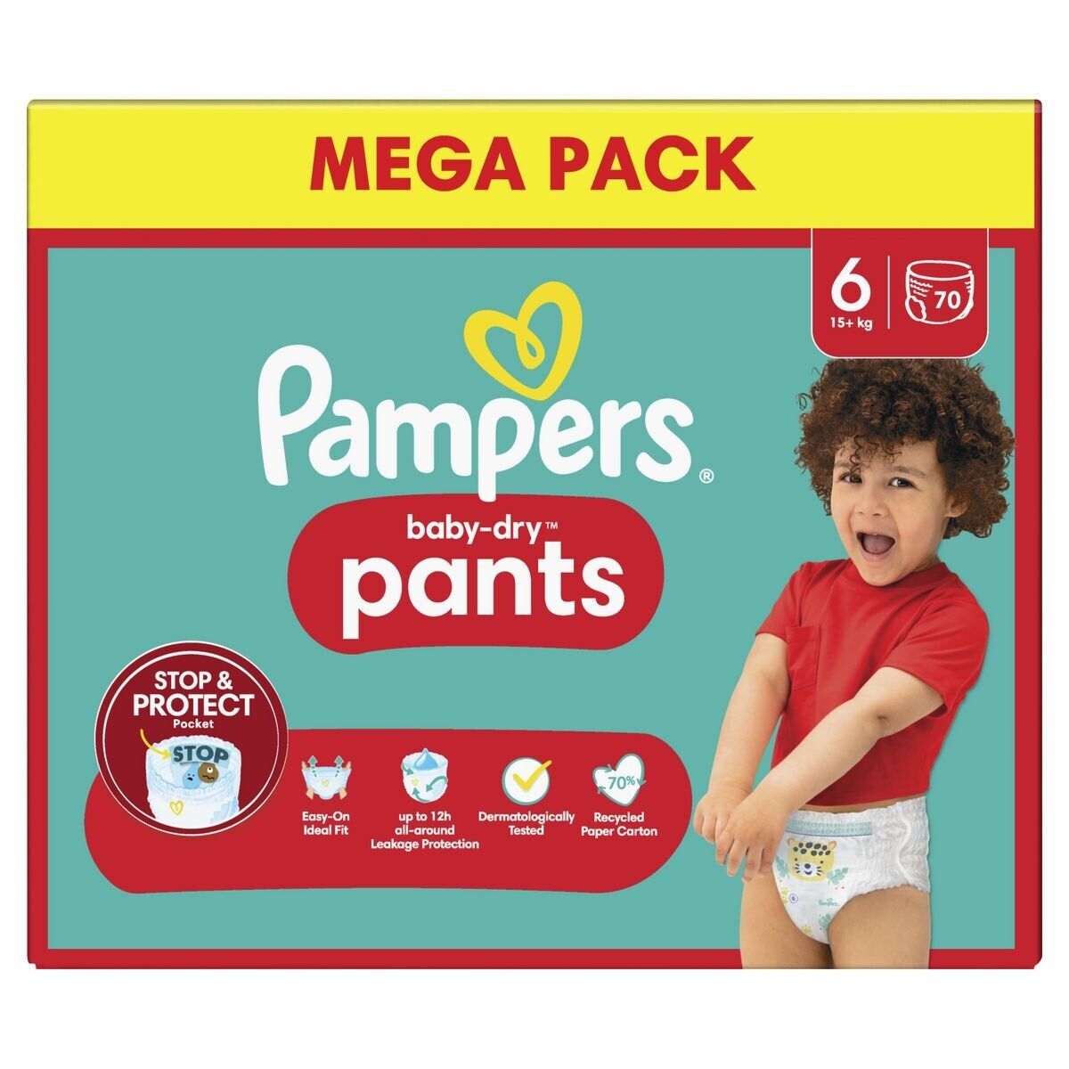 pampers mega paka beby-dry pants