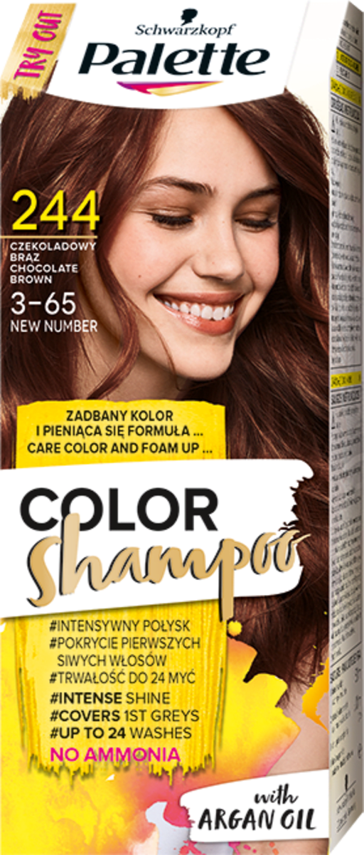 szampon koloryzujący brąz