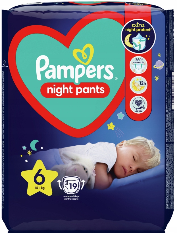 pieluchomajtki pampers 6 19 sztuk