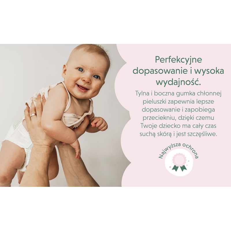 ekologiczne pieluszki jednorazowe newborn 2-5 kg 25 szt muumi