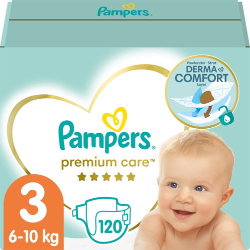 pampers 3 premium care 120