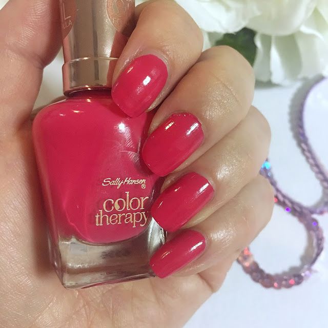 sally hansen color therapy 290 pampered in pink