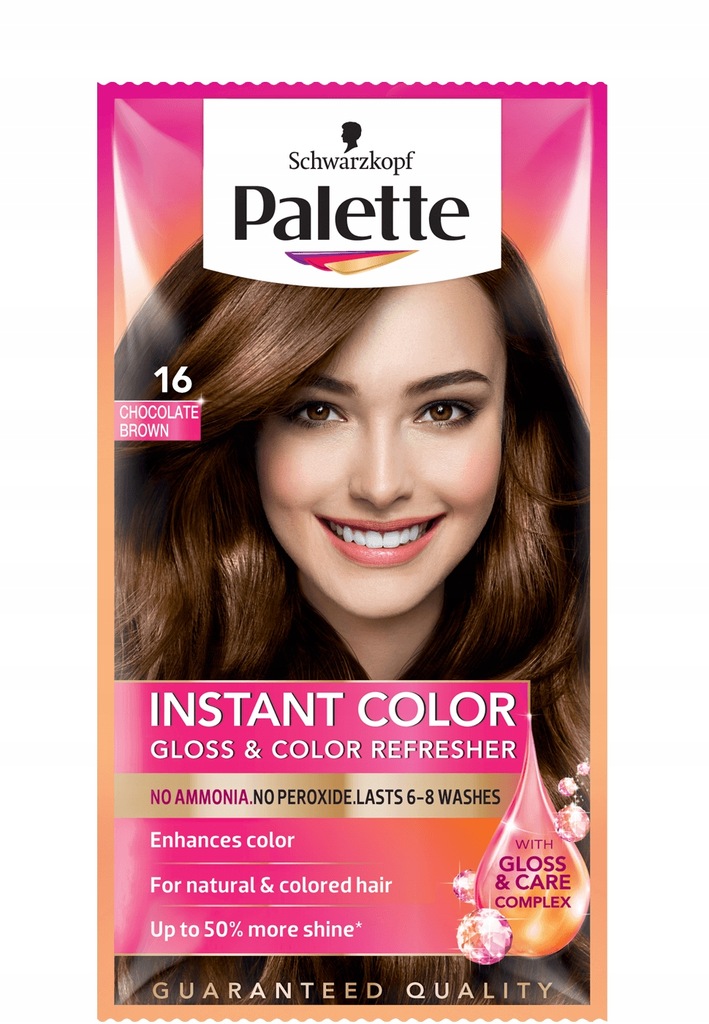 palette instant color szampon koloryzujący mahoń