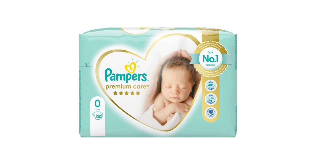 pampers premium care 0 30szt