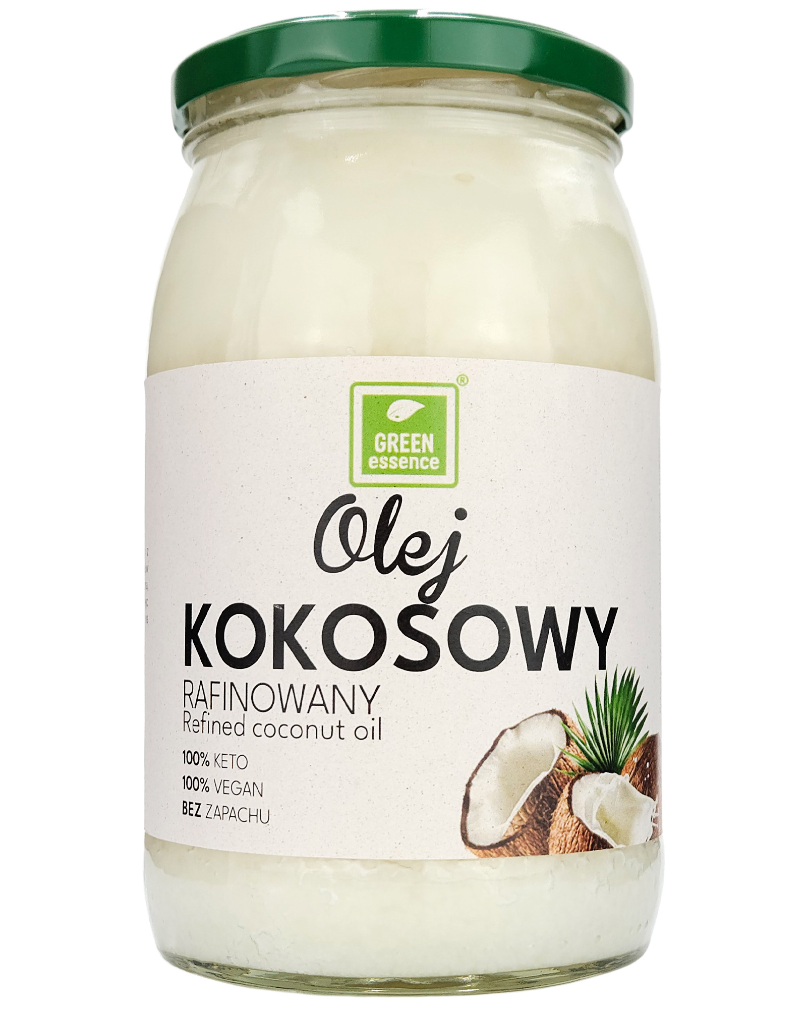 olejek kokosowy do włosów rafinowany