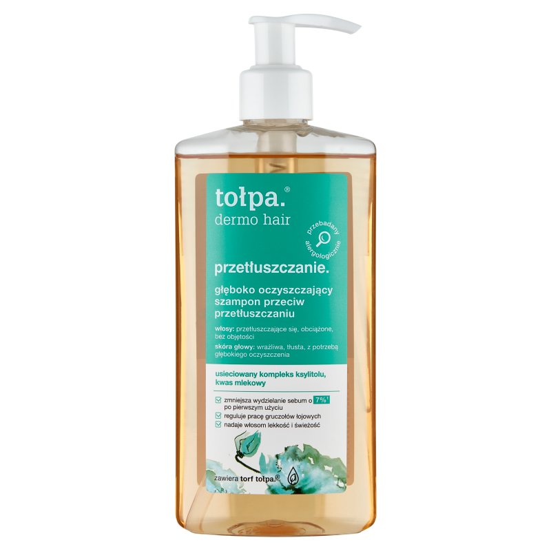 tołpa dermo hair szampon głęboko oczyszczający przeciw przetłuszczaniu 250ml