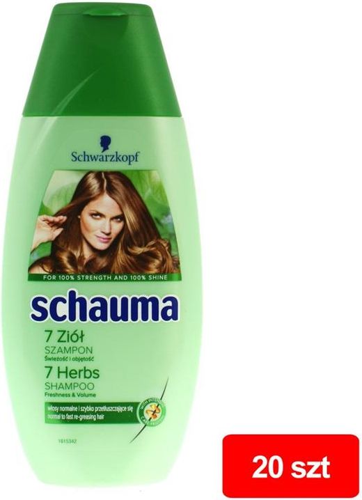 schwarzkopf schauma szampon 7 ziół włosy normalne