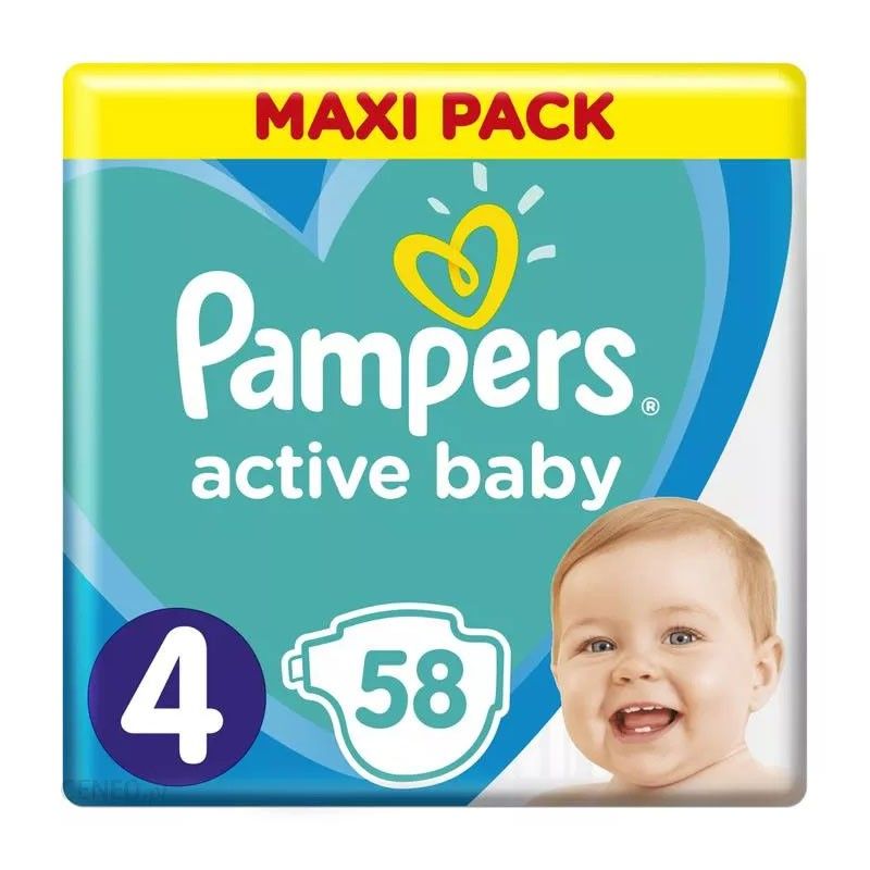 pamper new baby czy active baby