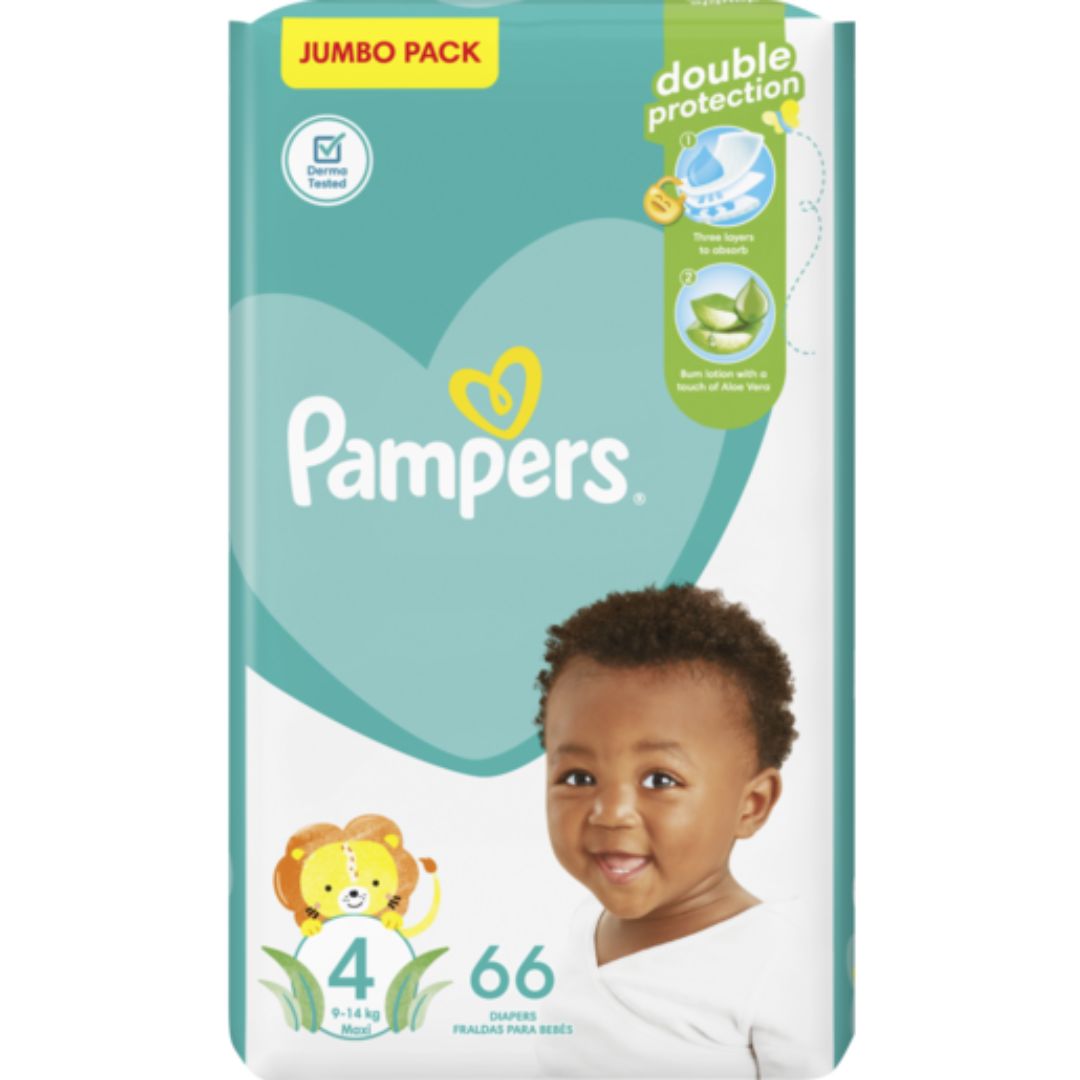 pampers jumbo pack size 4