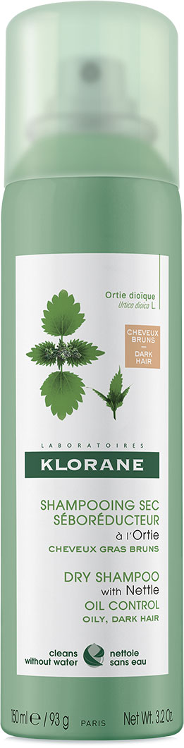 klorane suchy szampon w aerozolu na bazie pokrzywy 150 ml