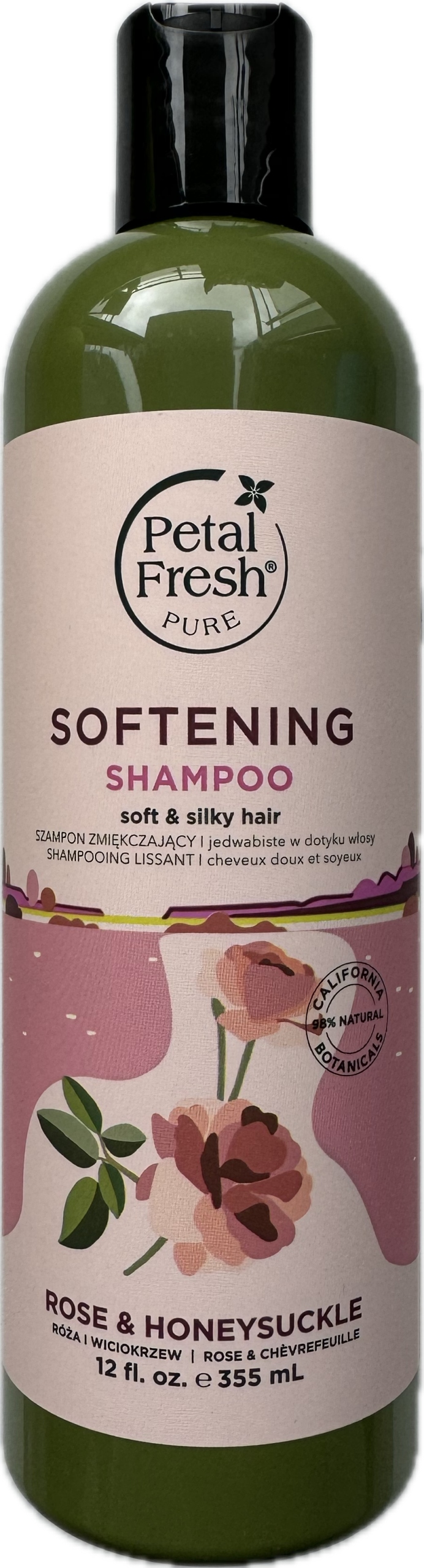 petal fresh pure łagodzący szampon do włosów róża i wiciokrze