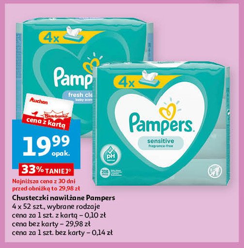 chusteczki nawilżane pampers promocja