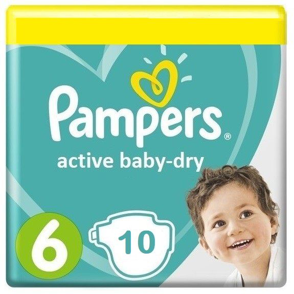 pampers active baby dry 6