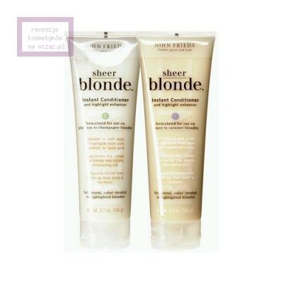 john frieda sheer blonde odżywka do włosów blond wizaz