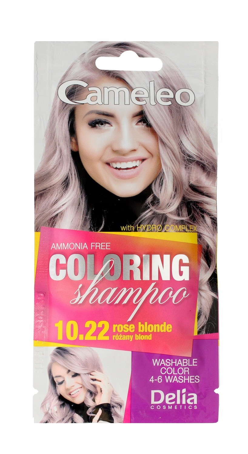 delia cosmetics cameleo szampon koloryzujący blond