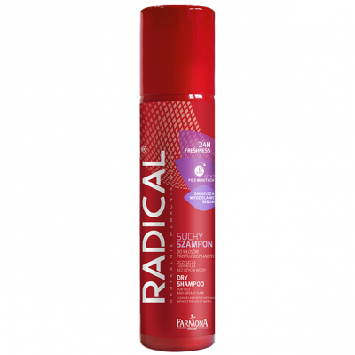 radical szampon suchy do włosów przetłuszczających się 180ml kwc