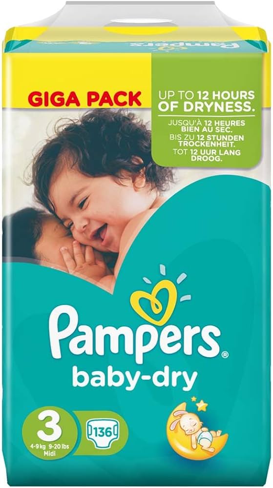 pampers 3 midi giga pack opakowanie 96