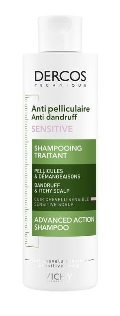 vichy dercos szampon przeciwłupieżowy do skóry wrażliwej 200ml ceneo