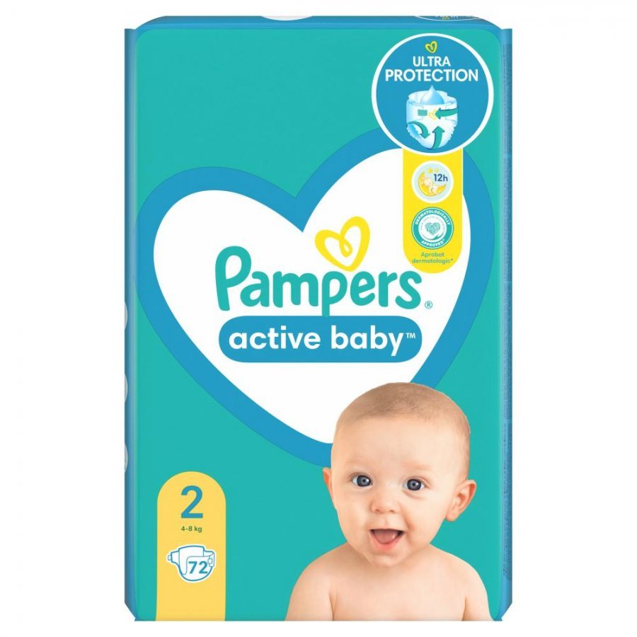 pampers 74 szt active baby 2