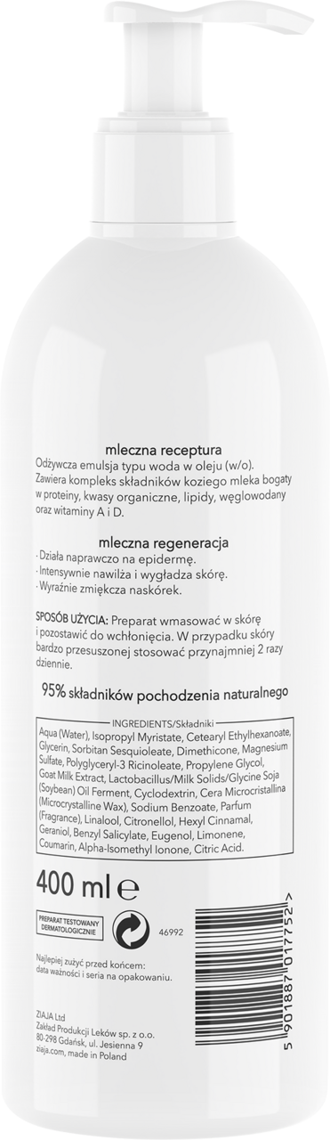 ziaja kozie mleko odżywka do włosów rossmann