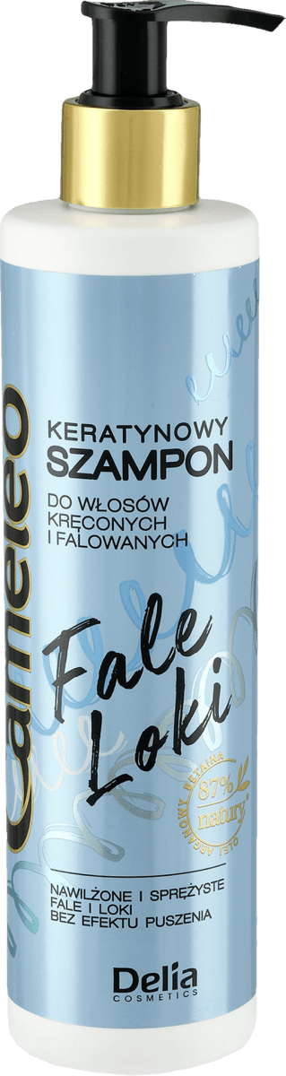 delia szampon do włosów prostowanych keratyną