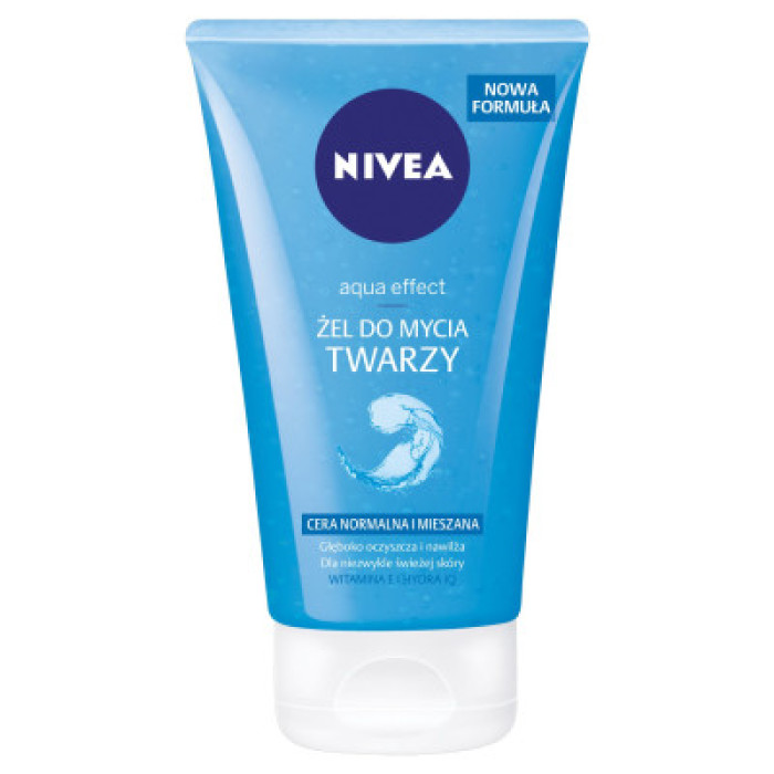 nivea aqua effect pianka do mycia twarzy