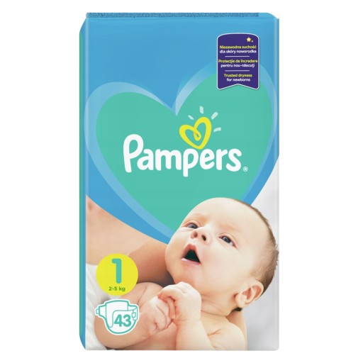 pampers new baby pieluchy jednorazowe rozmiar 1 newborn