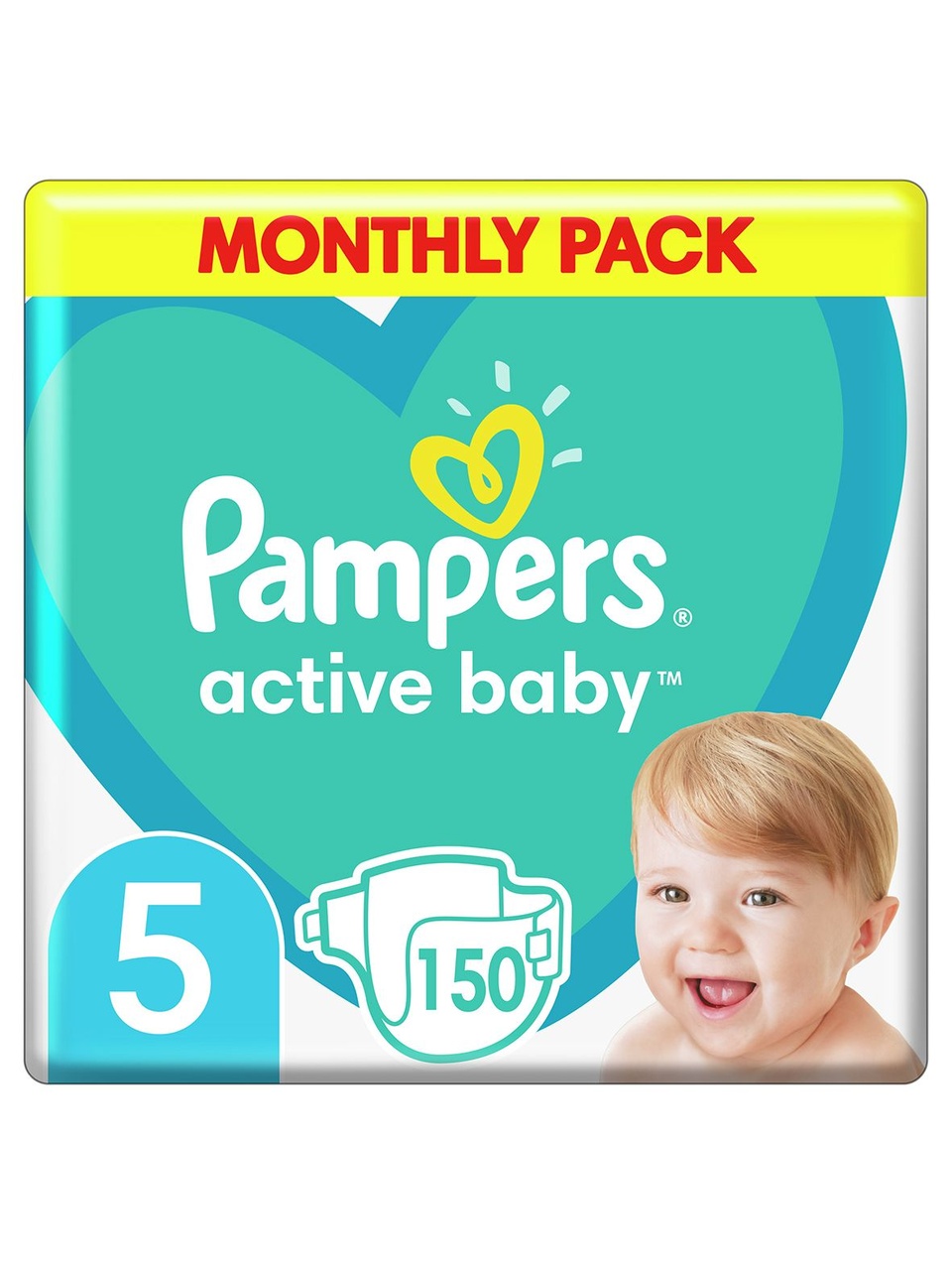 pampers active baby 5 150 szt