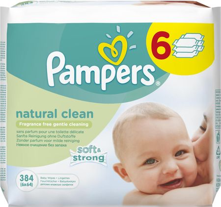 chusteczki nawilżane pampers naturally clean