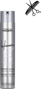 loreal professionnel infinium pure lakier do włosów strong