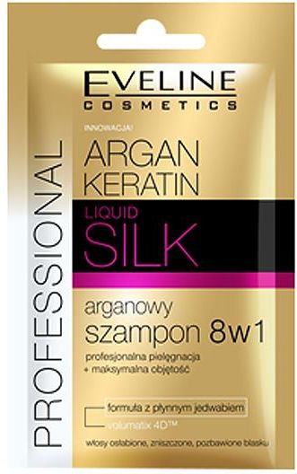 eveline argan silk szampon keratynowy z jedwabiem 8w1