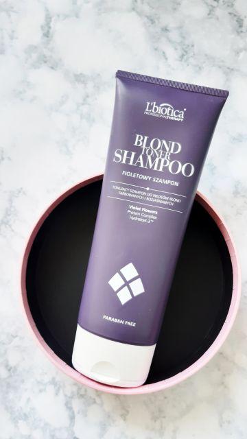 lbiotica professional therapy blond fioletowy szampon tonujący do włosów blond
