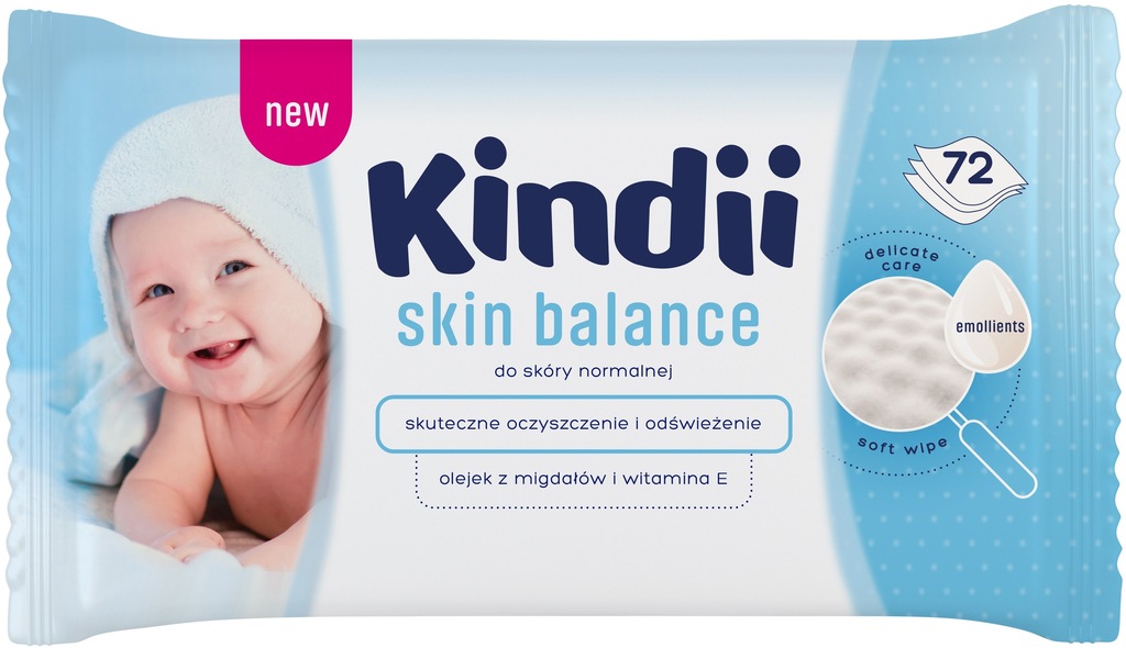 cleanic kindii skin balance chusteczki nawilżane dla niemowląt i dzieci