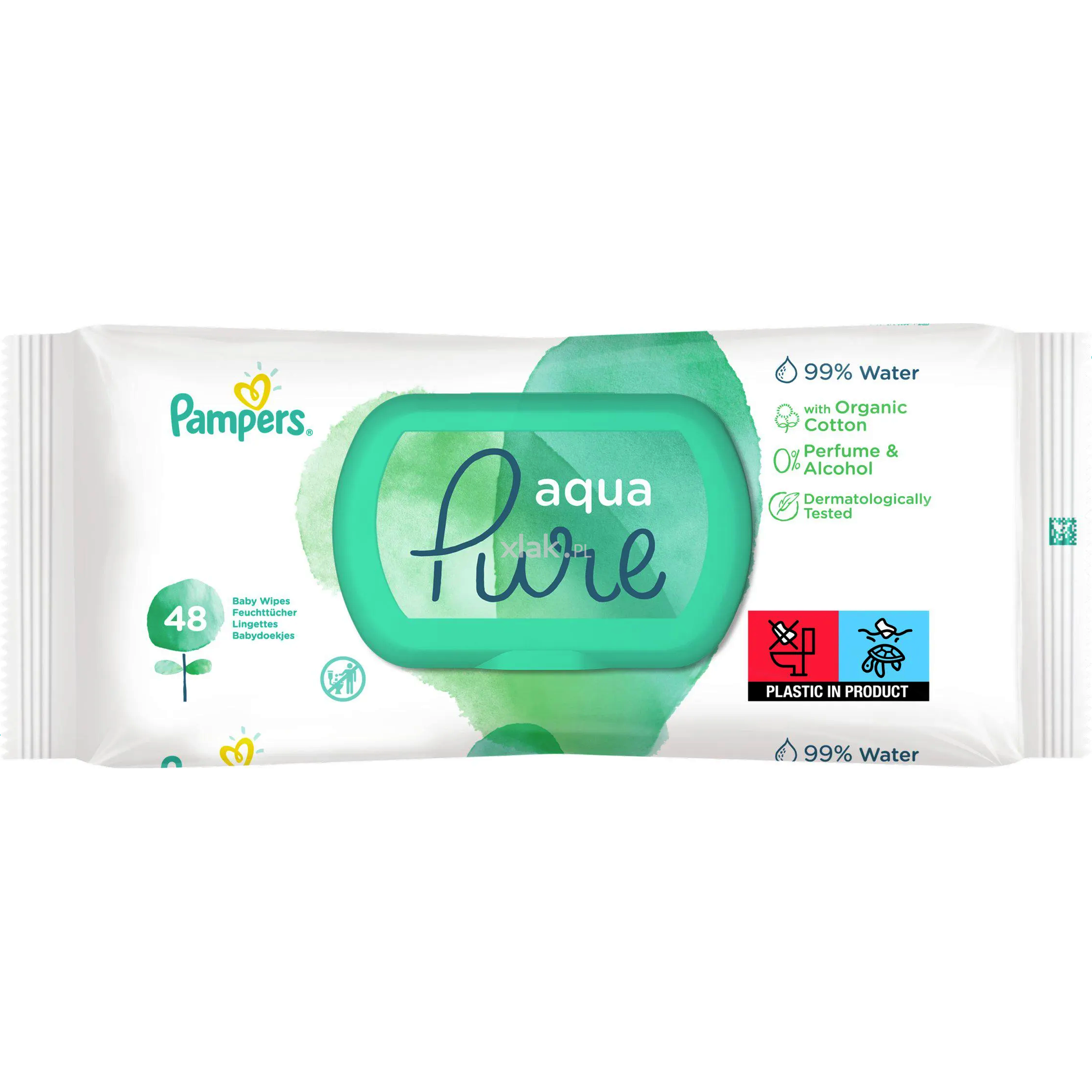 pampers pure chustezk skład