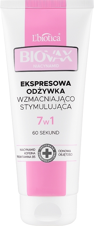 odżywka ekspresowa do włosów 7w1 l biotica biovax