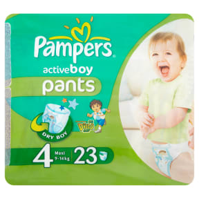 pieluchomajtki pampers 5 active boy