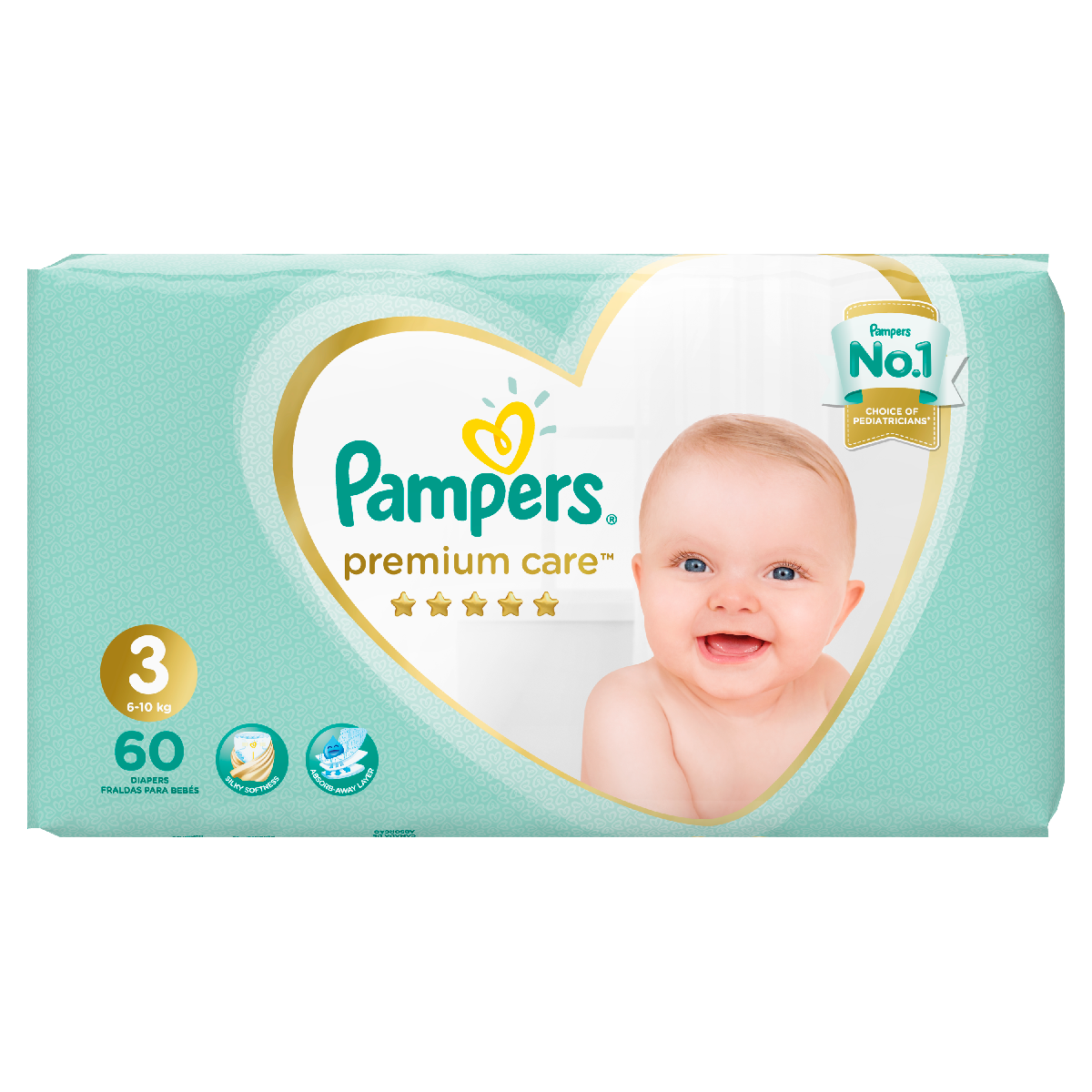 pampers premium care 3 midi 4-9kg 60 erhfbyf