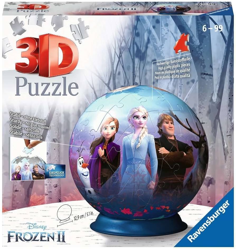 Puzzle 3D Ravensburger 11142 Kraina Lodu