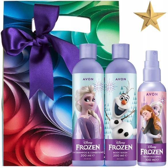 avon szampon i płyn do kąpieli dla dzieci frozen