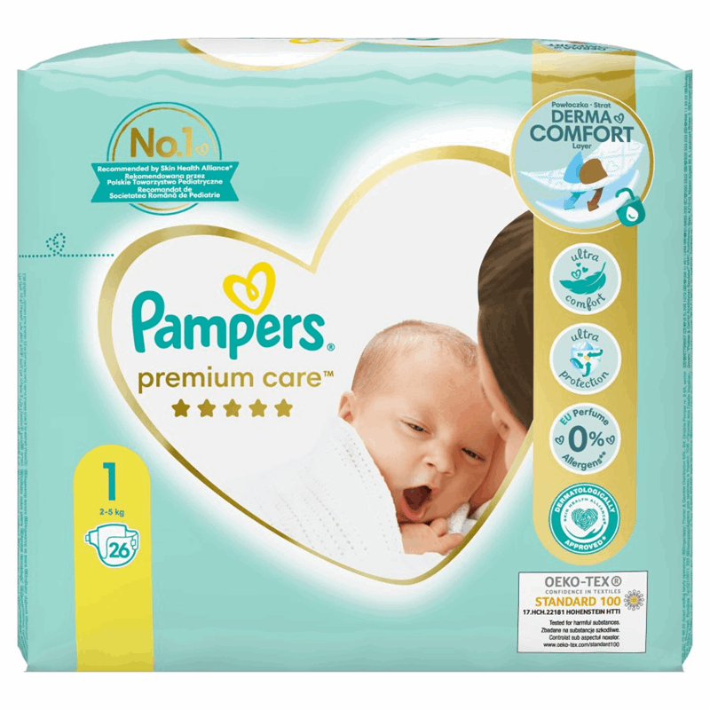 pampers new baby pieluchy jednorazowe rozmiar 1