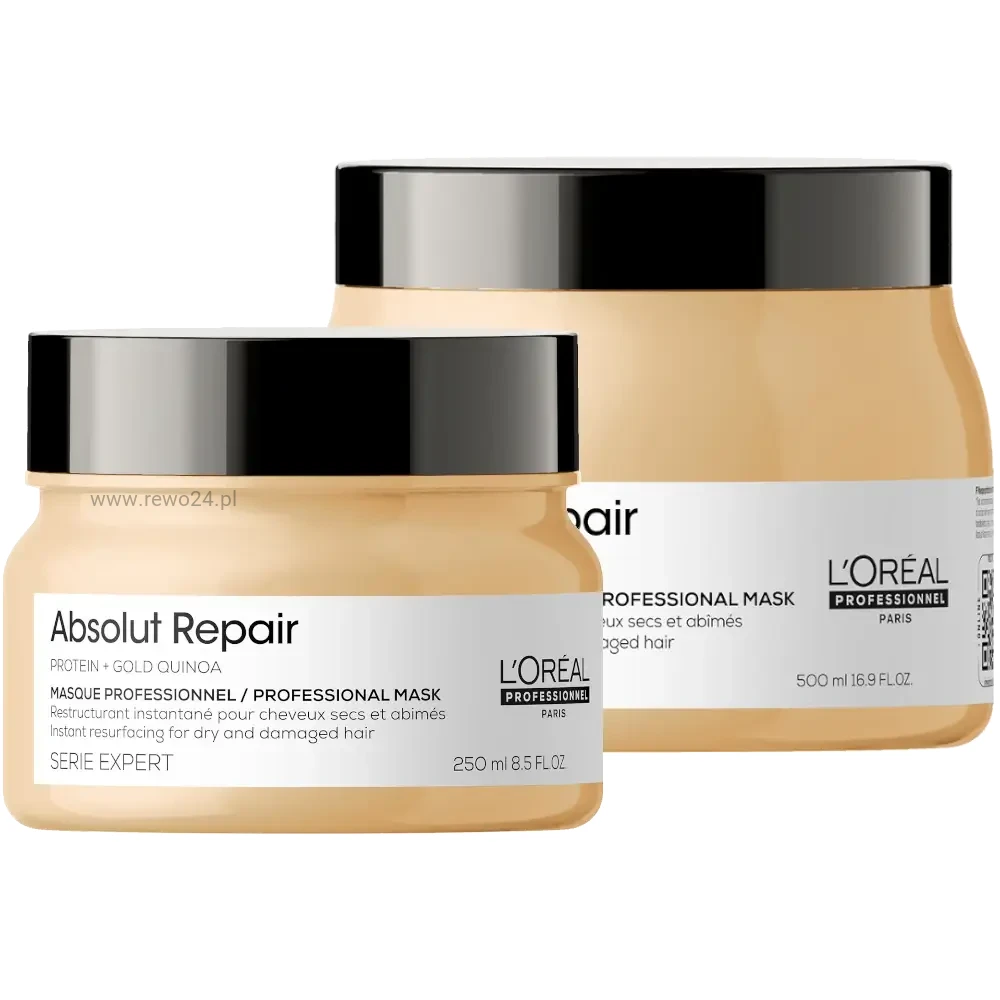 zlota maska szampon loreal repair