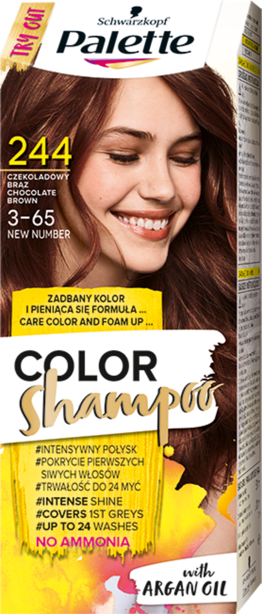 szampon koloryzujacy włosów schwarzkopf palette