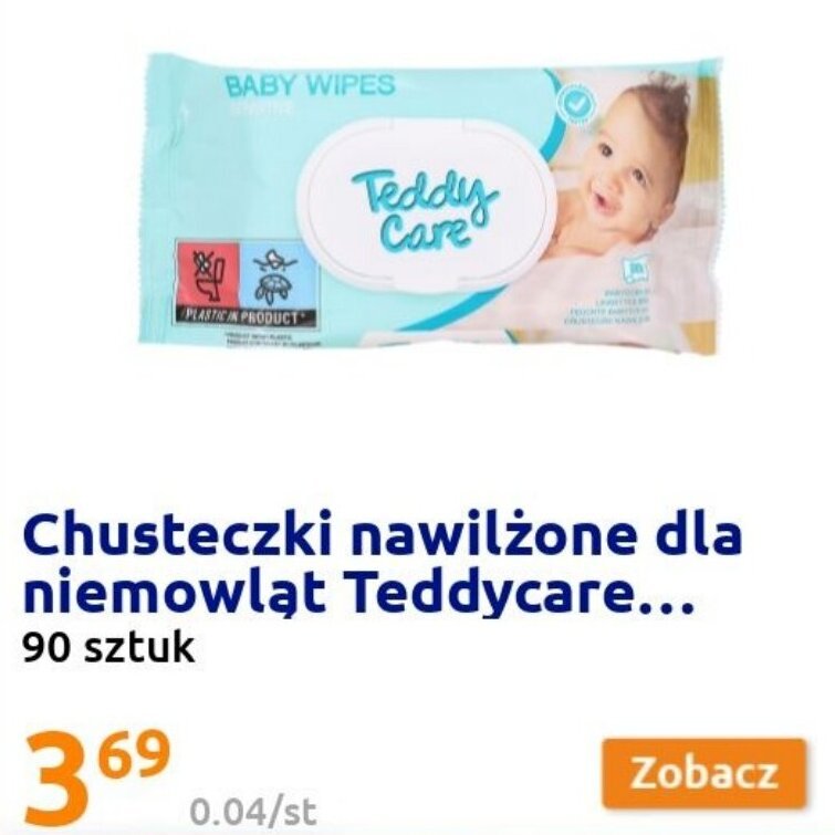 chusteczki nawilżane dla niemowląt promocja