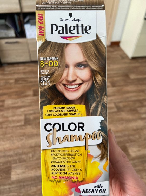 palette color szampon