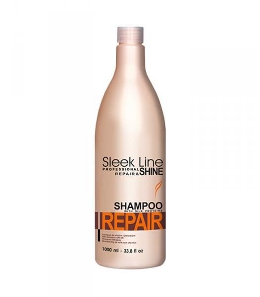 stapiz sleek line repair shampoo regenerujący szampon z jedwabiem