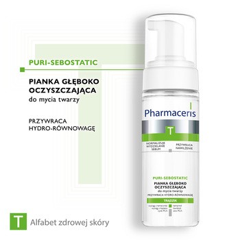 pharmaceris t puri-sebostatic pianka głęboko oczyszczająca do twarzy 150ml
