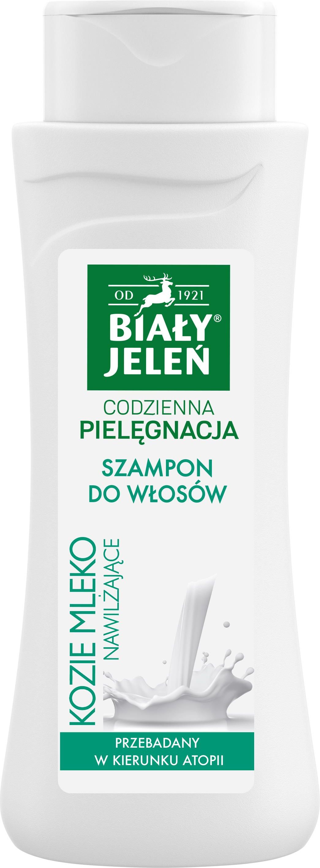 biały jeleń nawilżające kozie mleko szampon do włosów 300ml