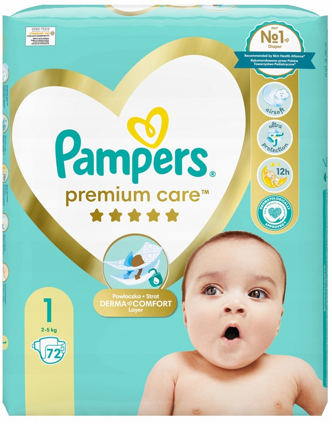 78 sztuk pampers premium