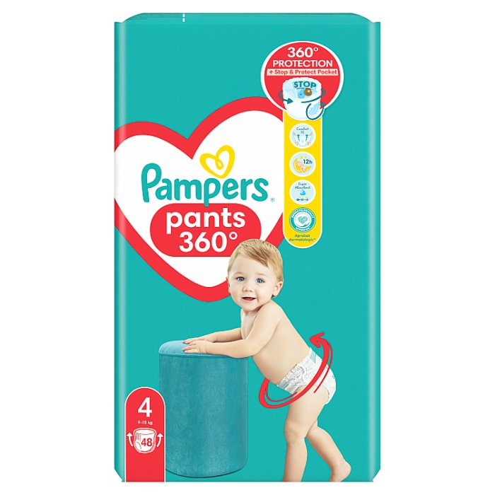 pampers pieluchomajtki maxi pants 4