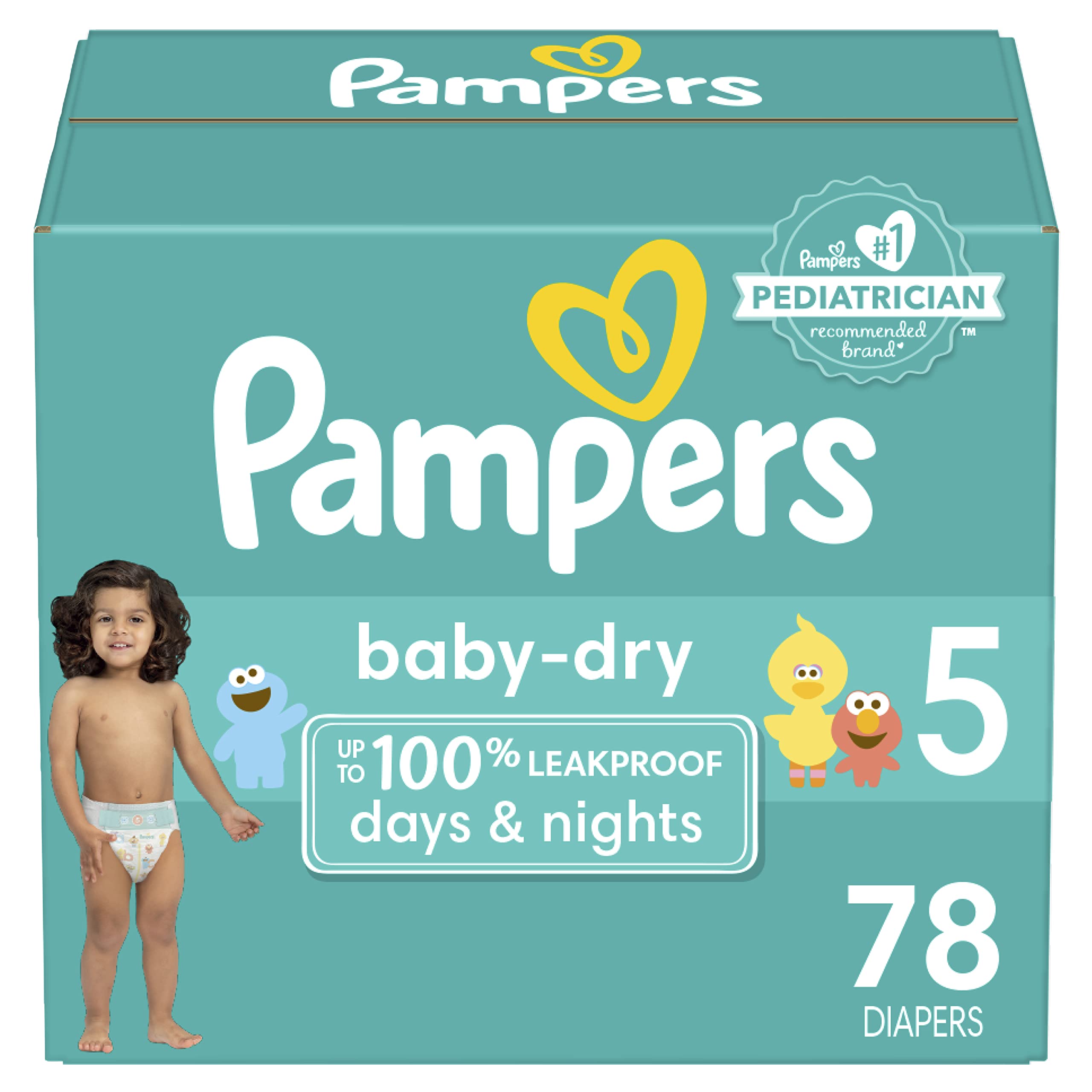 78 sztuk pampers 5